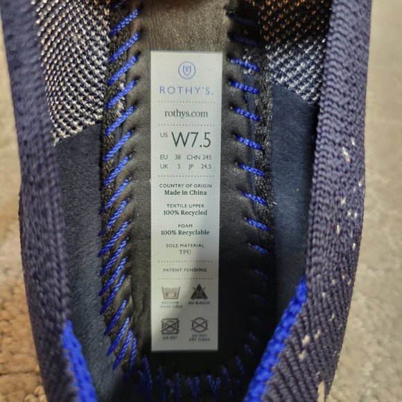 Rothy's The Loafer Women's Size US 7.5 The Pisces Loafer Slip On Flats Shoes NEW - Picture 11 of 12